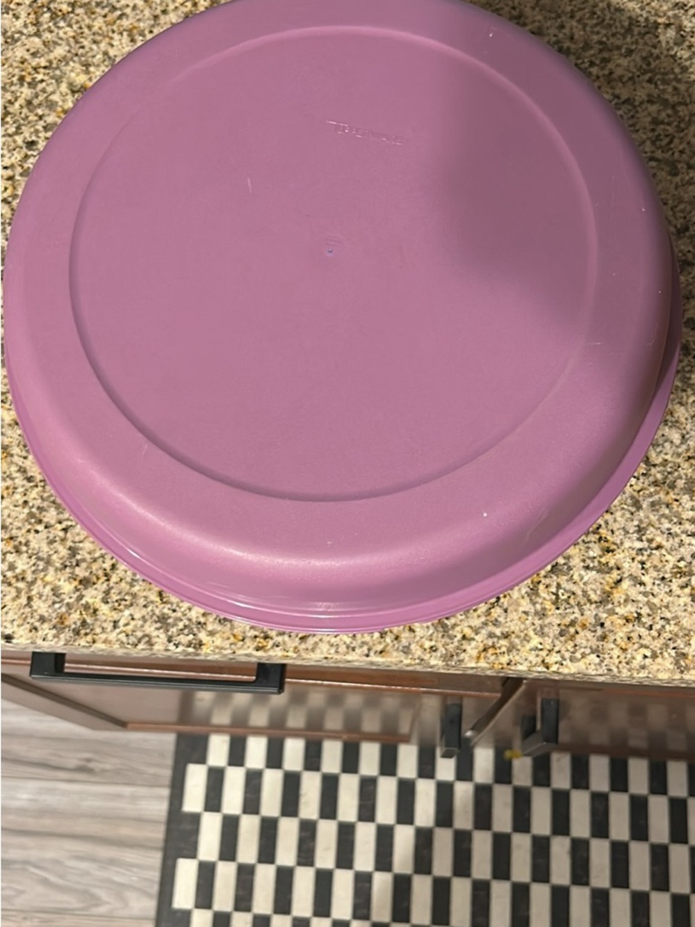 Tupperware Purple Round Plastic Food Lid